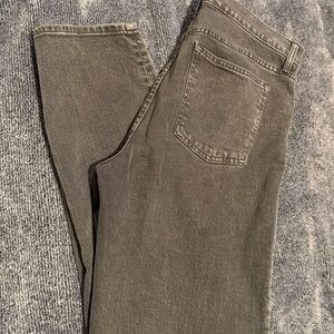 Gray Denim Jeans - the Skinny High Rise